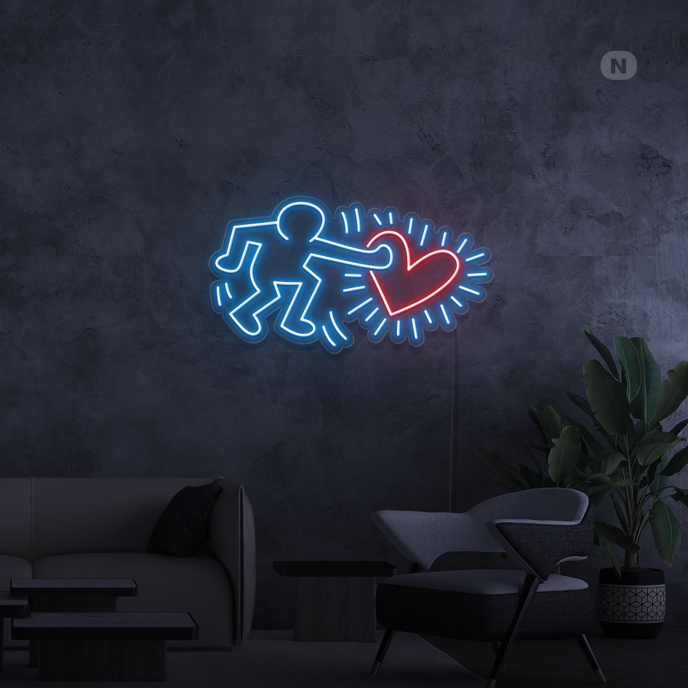 Neon Sign Send Love Art