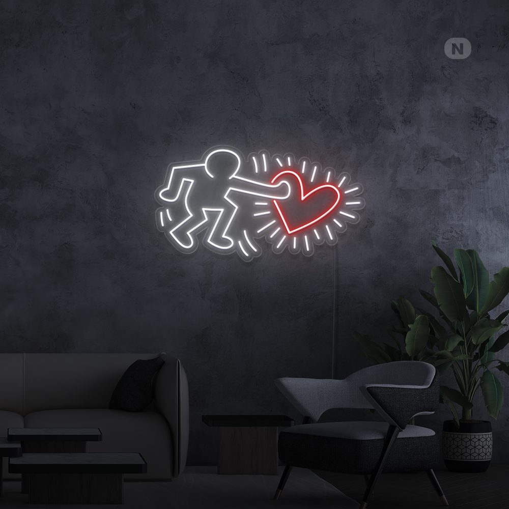 Neon Sign Send Love Art