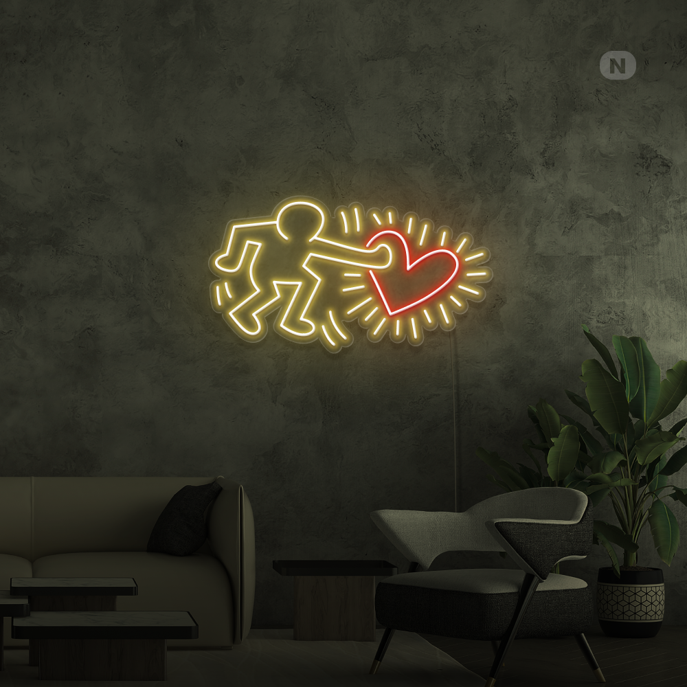 Neon Sign Send Love Art