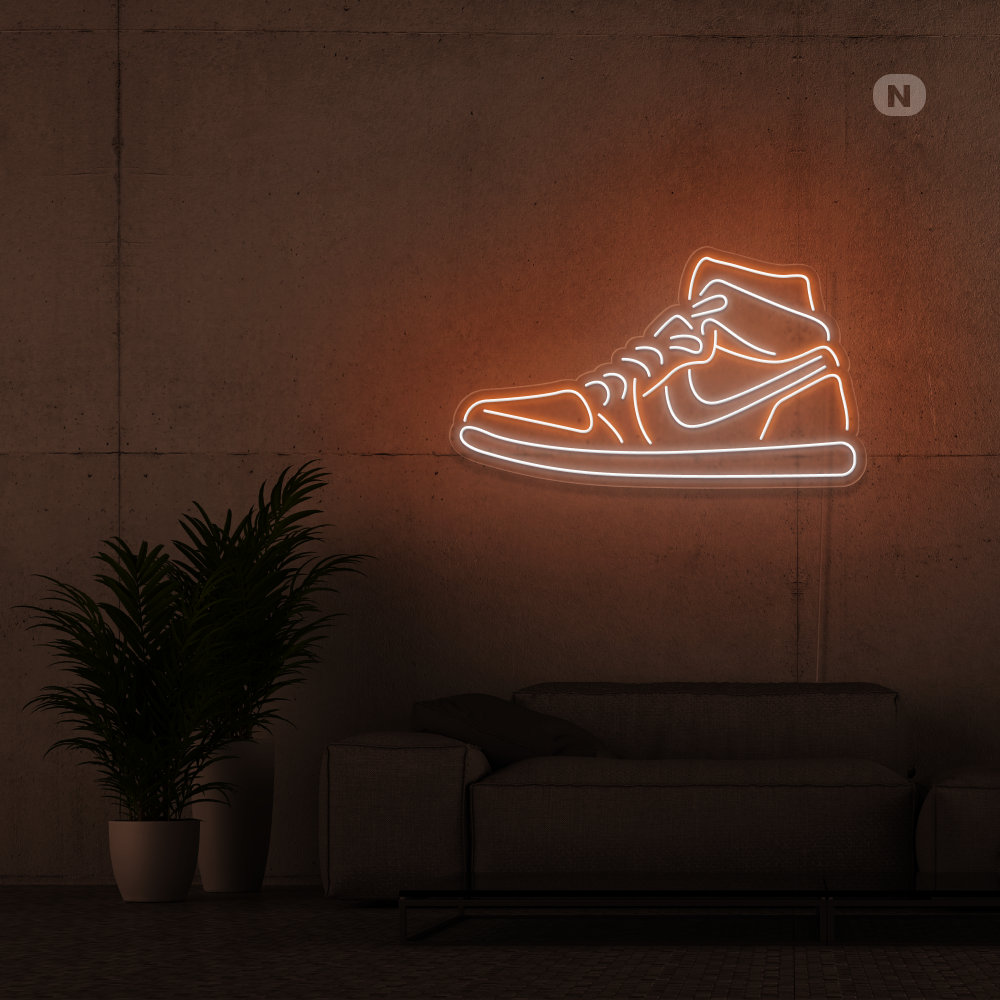 Neon Sign Shoe
