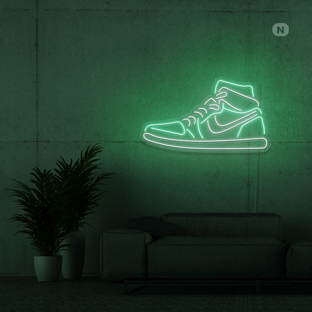 Neon Sign Shoe