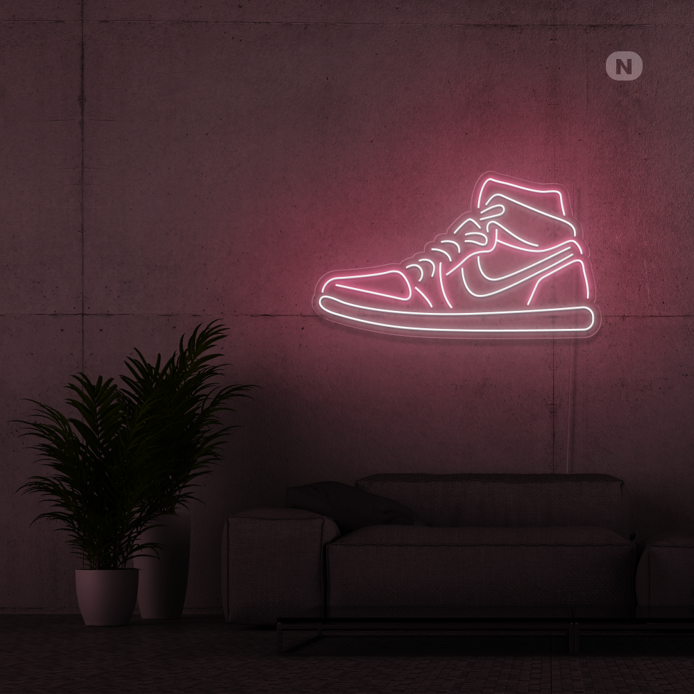 Neon Sign Shoe