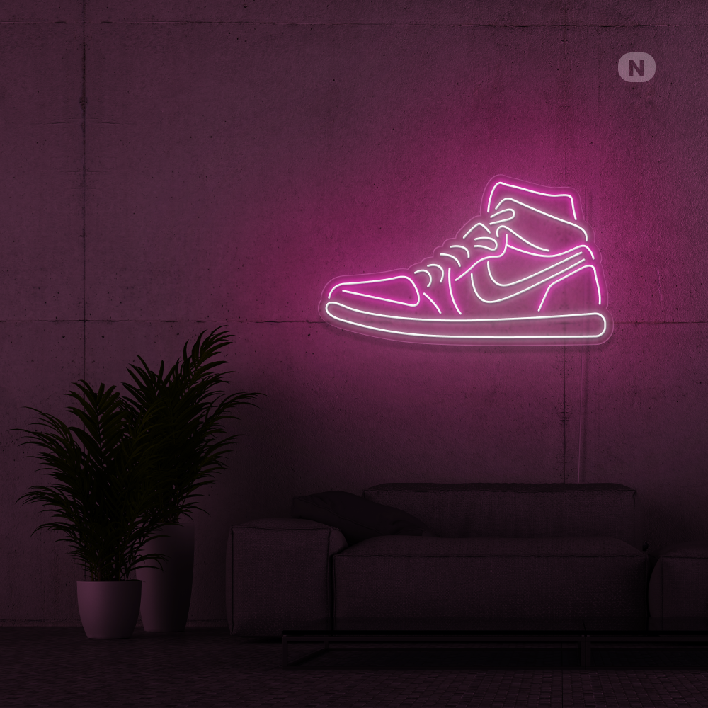 Neon Sign Shoe