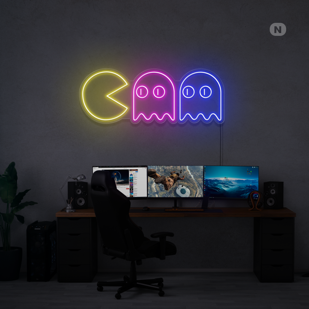 Neon Sign Pac Man