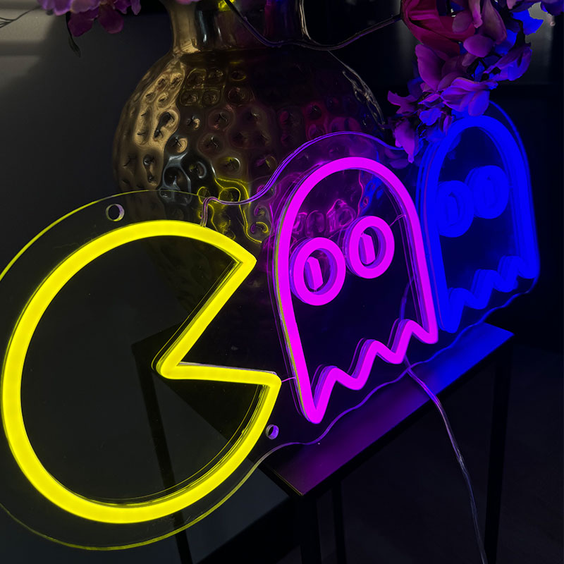 Neon Sign Pac Man