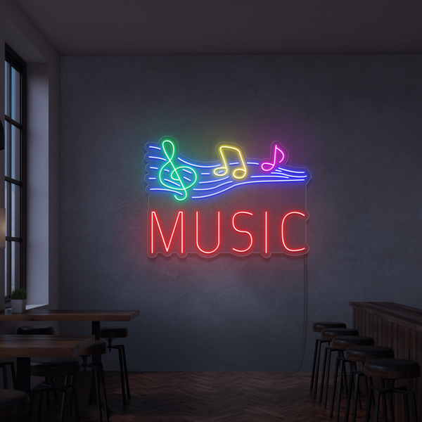 Neon Sign Music