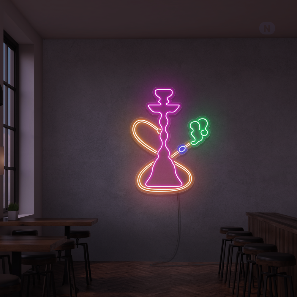 Neon Sign Water pipe