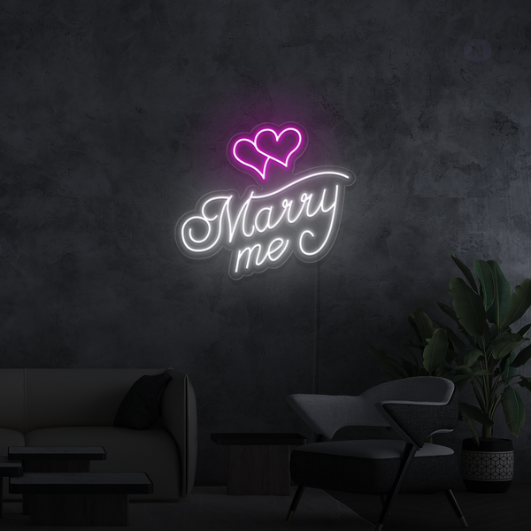 Neon Sign Marry me