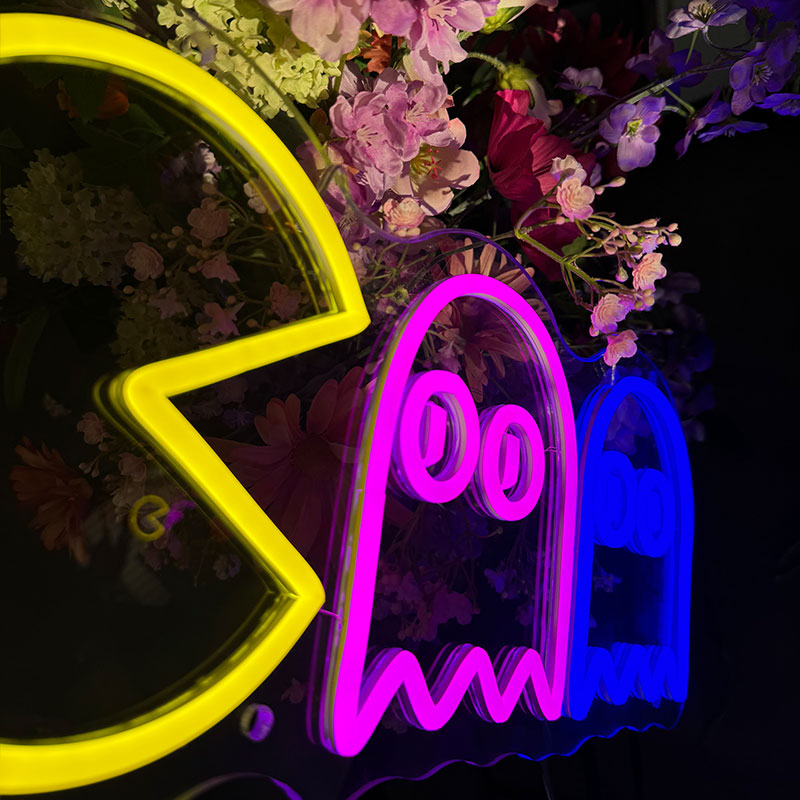 Neon Sign Pac Man