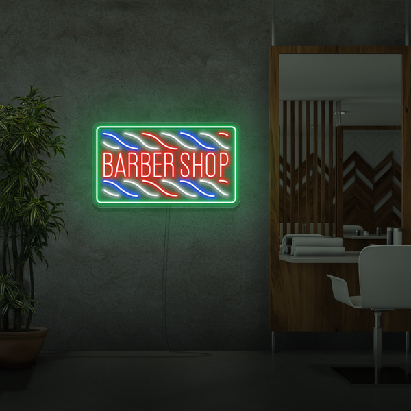 Neon Sign Barber Shop