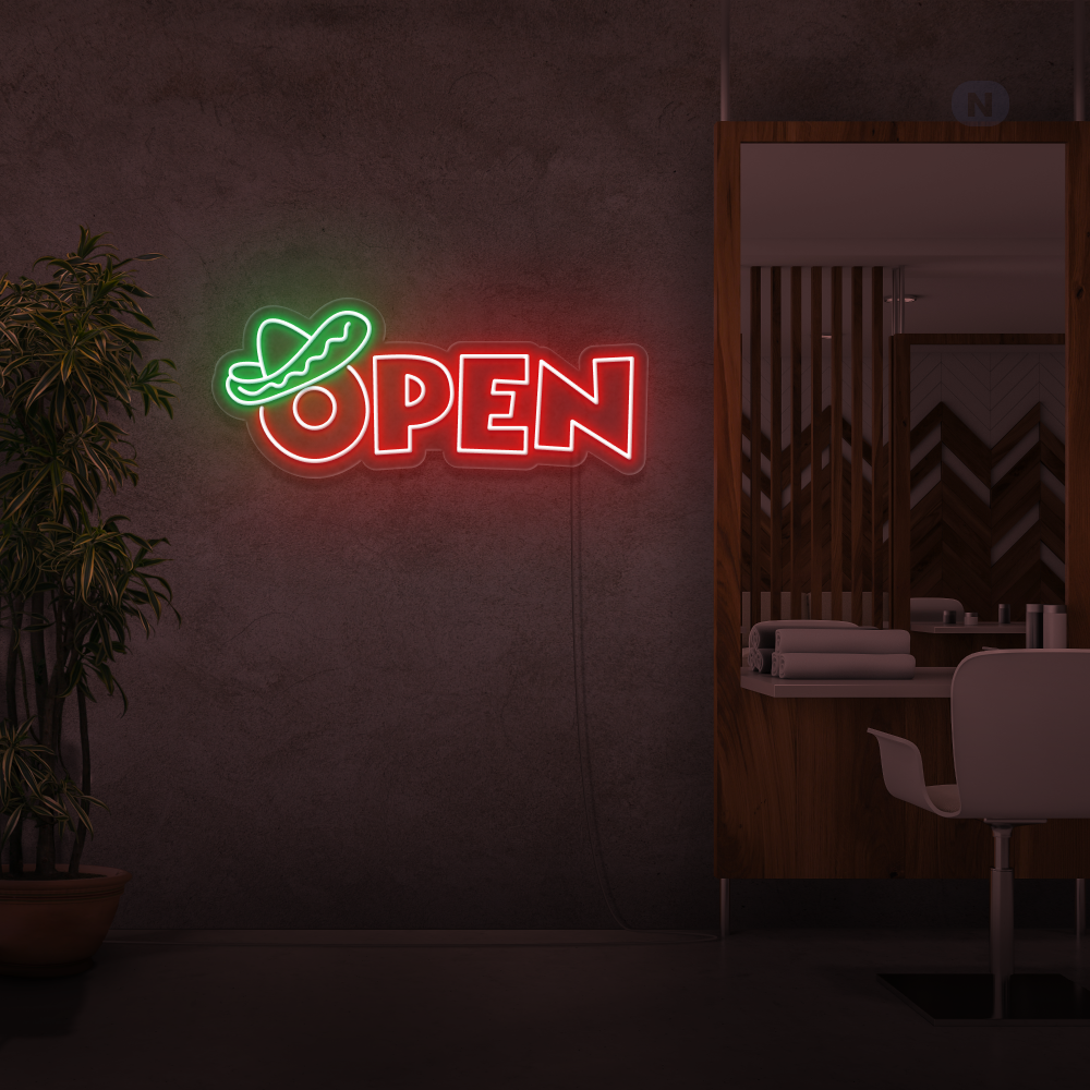 Neon Sign Open