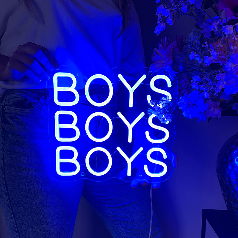 Neon Sign Boys Boys Boys