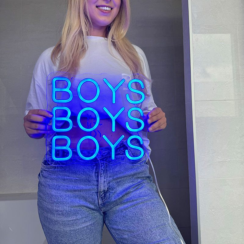 Neon Sign Boys Boys Boys