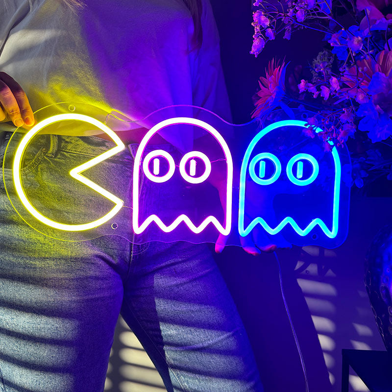 Neon Sign Pac Man