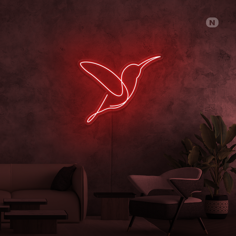 Neon Sign Artistic Bird