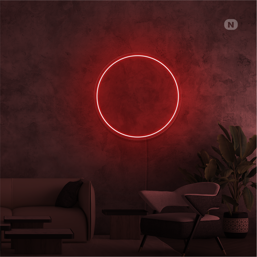 Neon Sign ZEN Circle