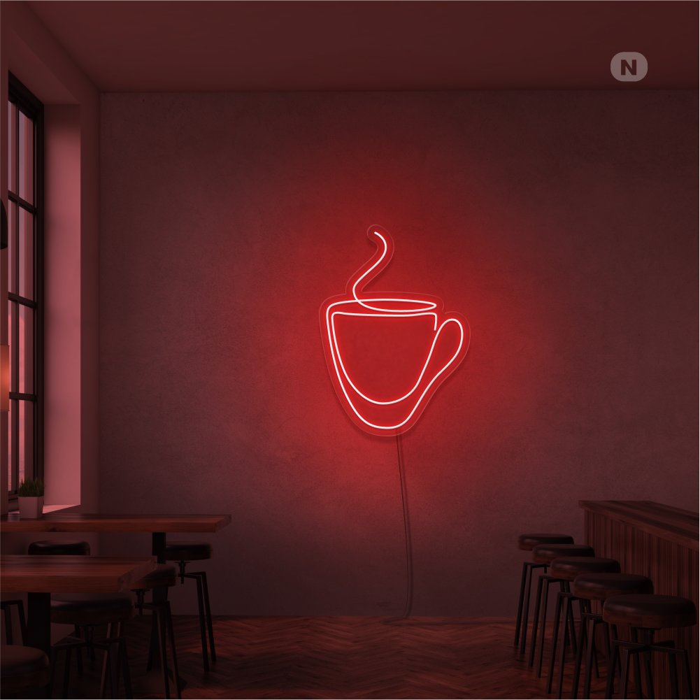 Neon Sign Coffe Mug