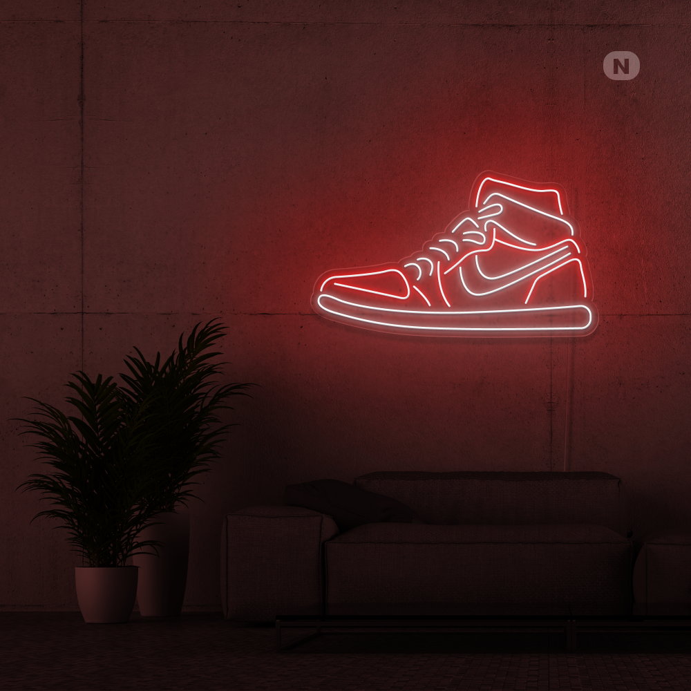 Neon Sign Shoe