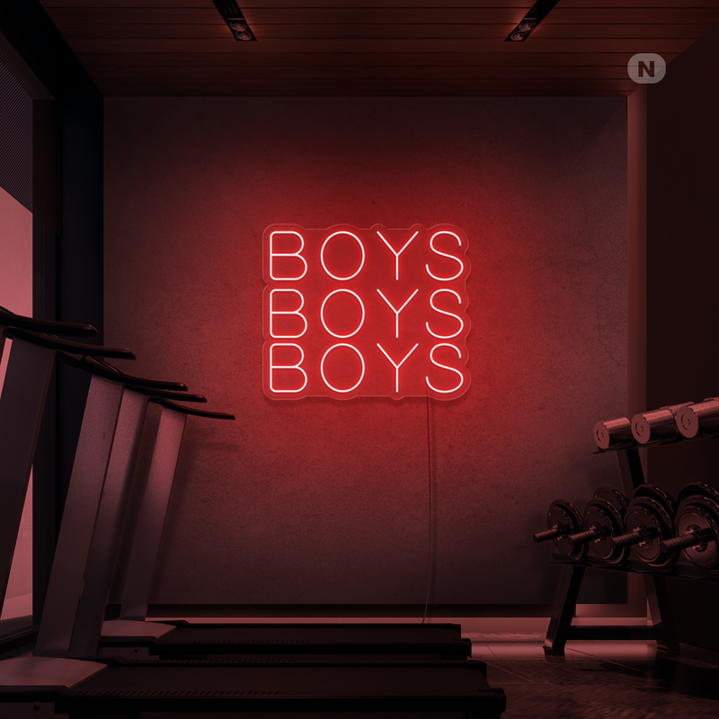 Neon Sign Boys Boys Boys