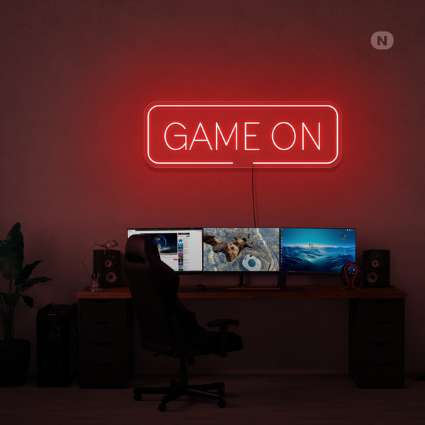 Game On Neon Sign