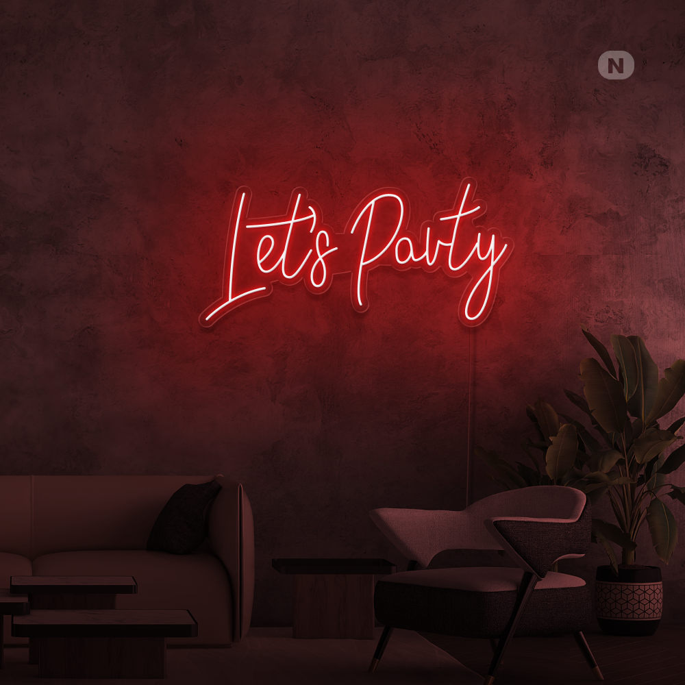 Neon Sign Lets Party