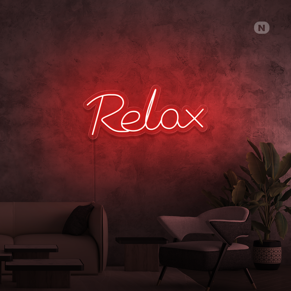 Neon Sign Relax