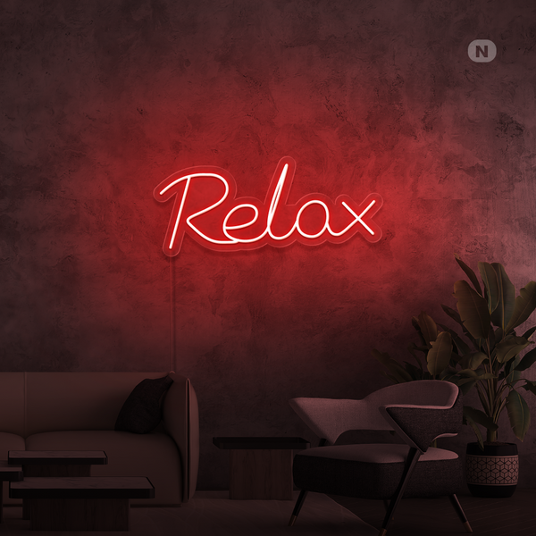 Relax Neon Sign