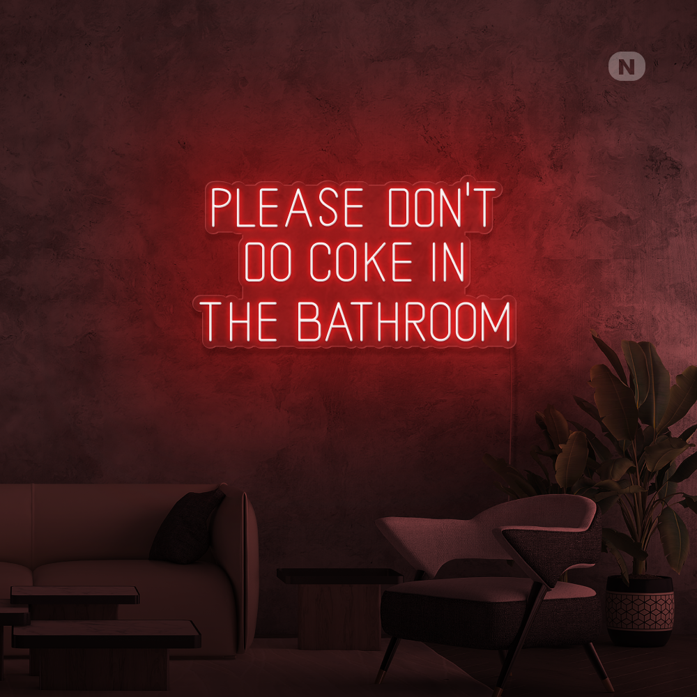 Neon Sign Bathroom