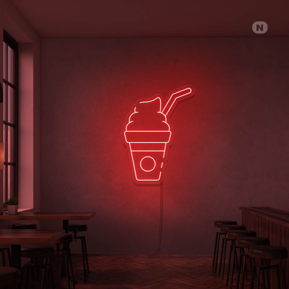 Neon Sign Milkshake