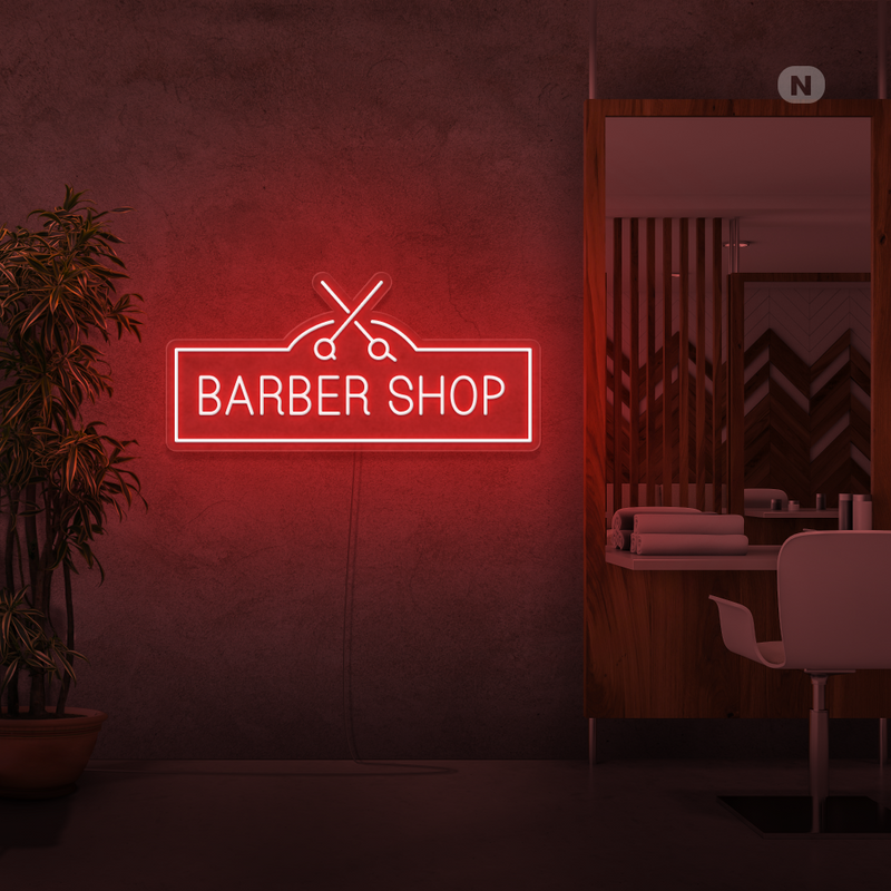 Neon Sign Barber Shop