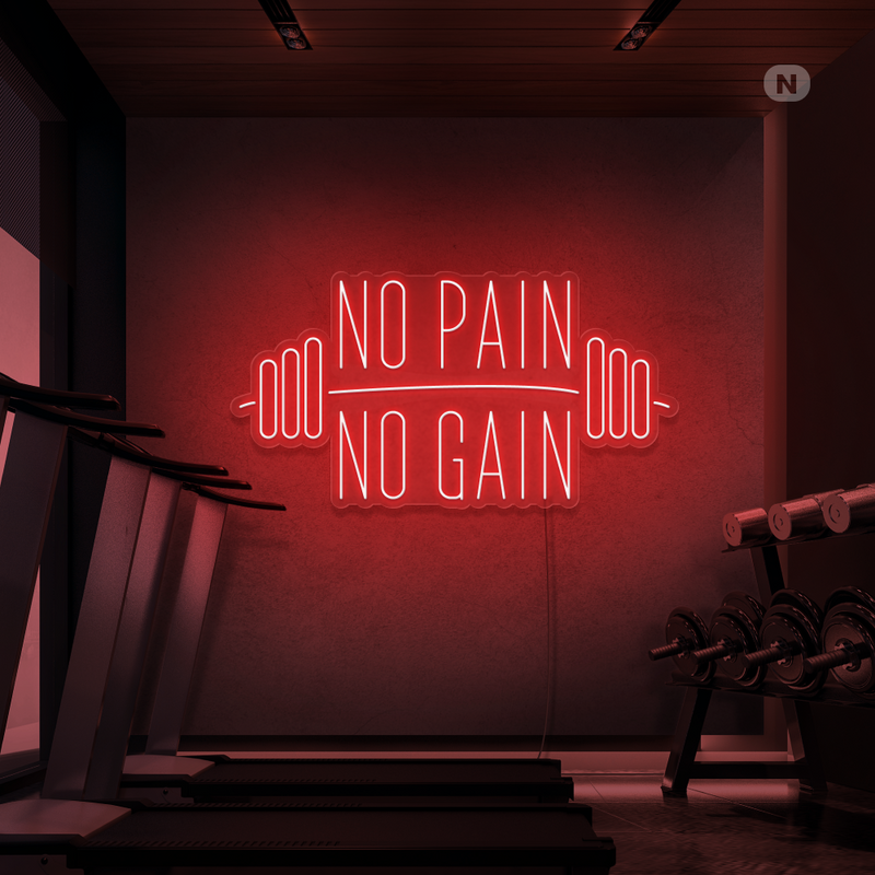 Neon Sign No Pain No Gain