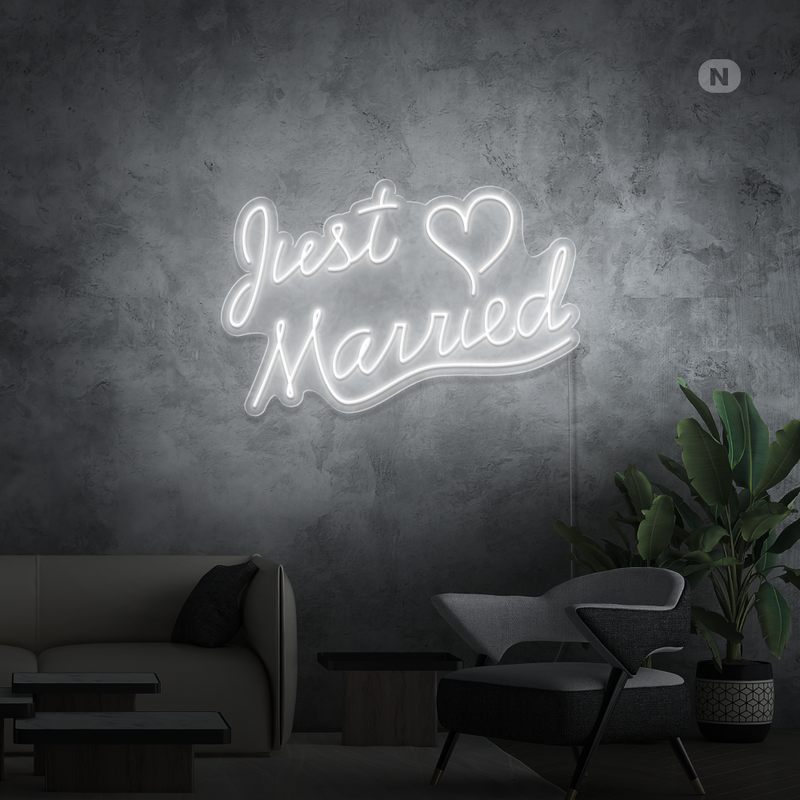 Neon Sign Just Married