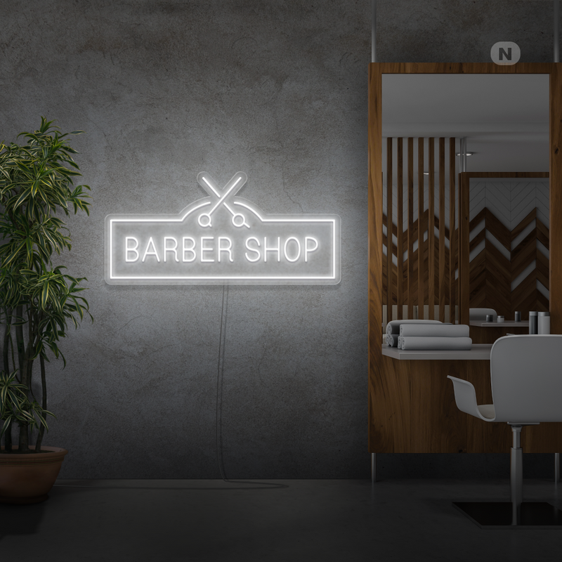 Neon Sign Barber Shop