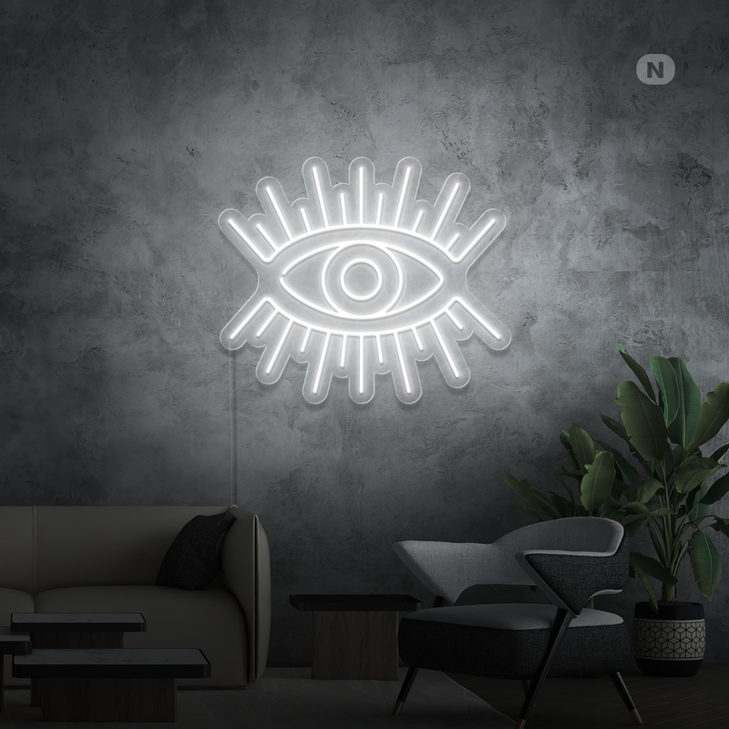 Neon Sign Artistic Eye