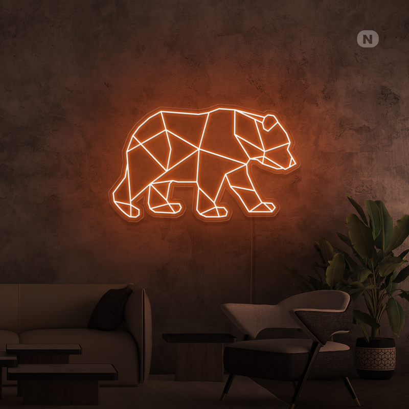 Neon Sign  Bear