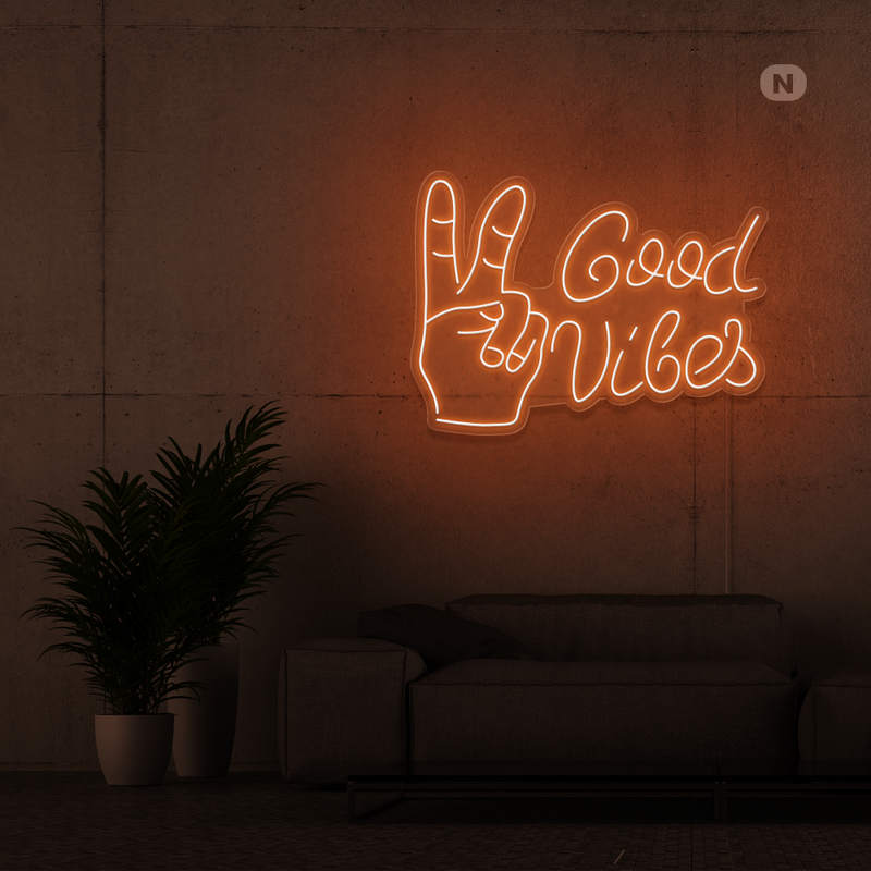 Neon Sign Good Vibes