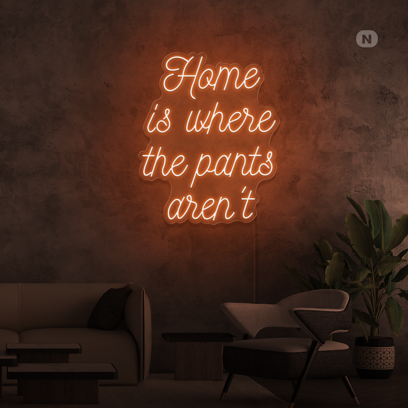 Neon Sign Quote Home