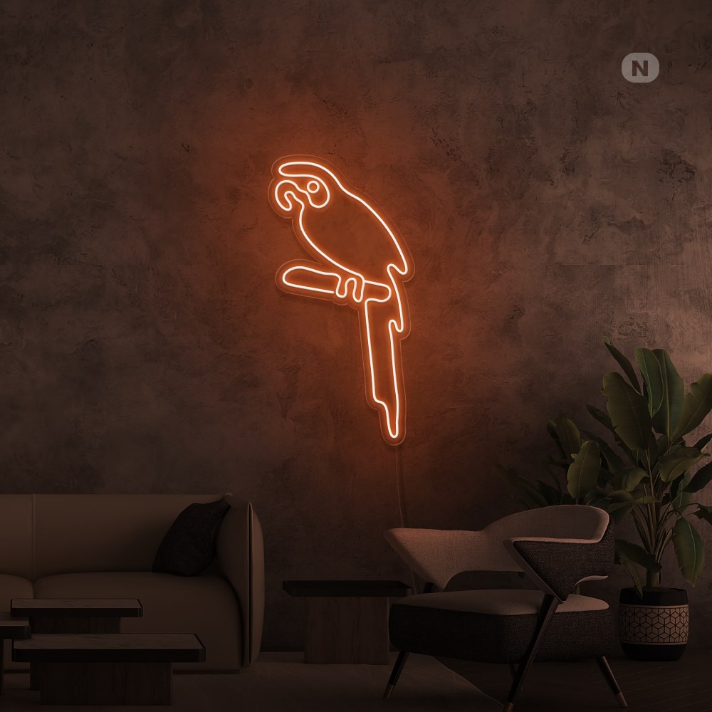 Neon Sign Parrot