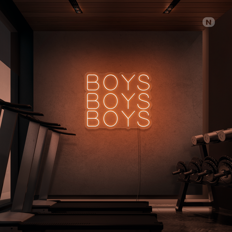 Neon Sign Boys Boys Boys