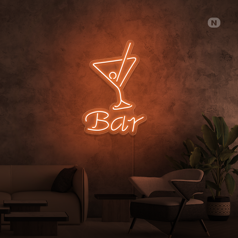 Neon Sign Cocktail Bar