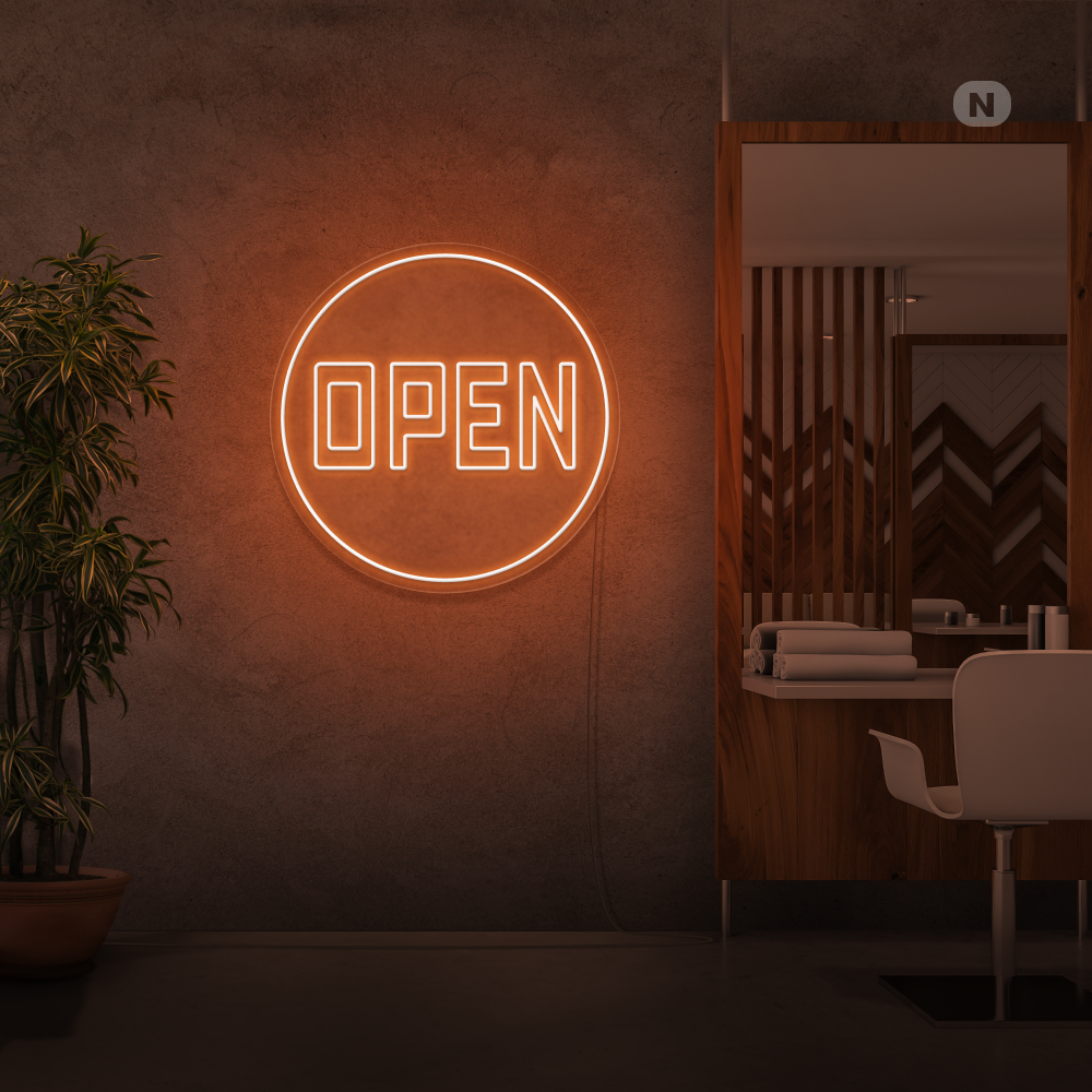 Neon Sign Open