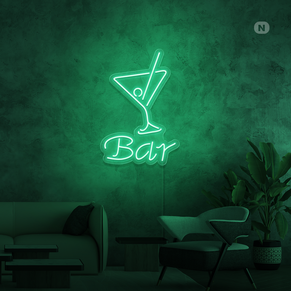 Neon Sign Cocktail Bar