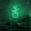 Neon Sign Flowerpot