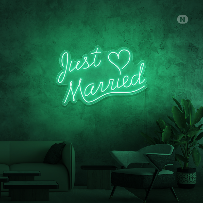 Neon Sign Just Married