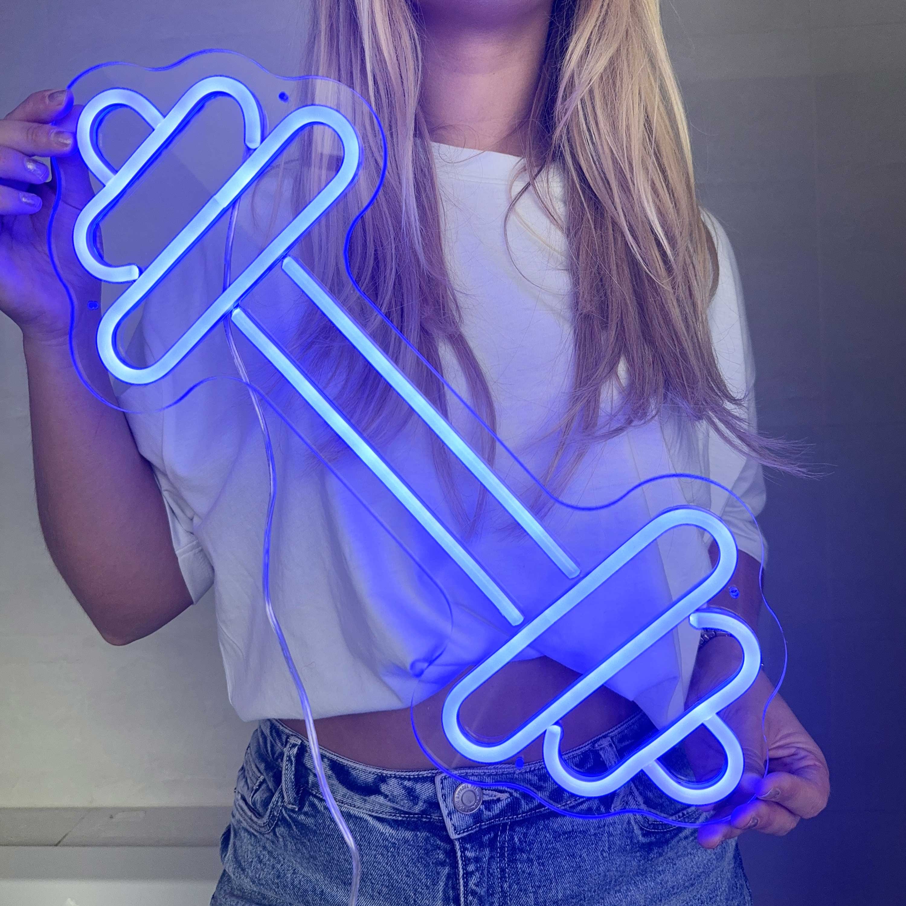 Neon Sign Dumbell