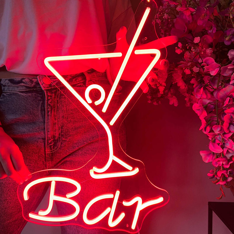 Neon Sign Cocktail Bar