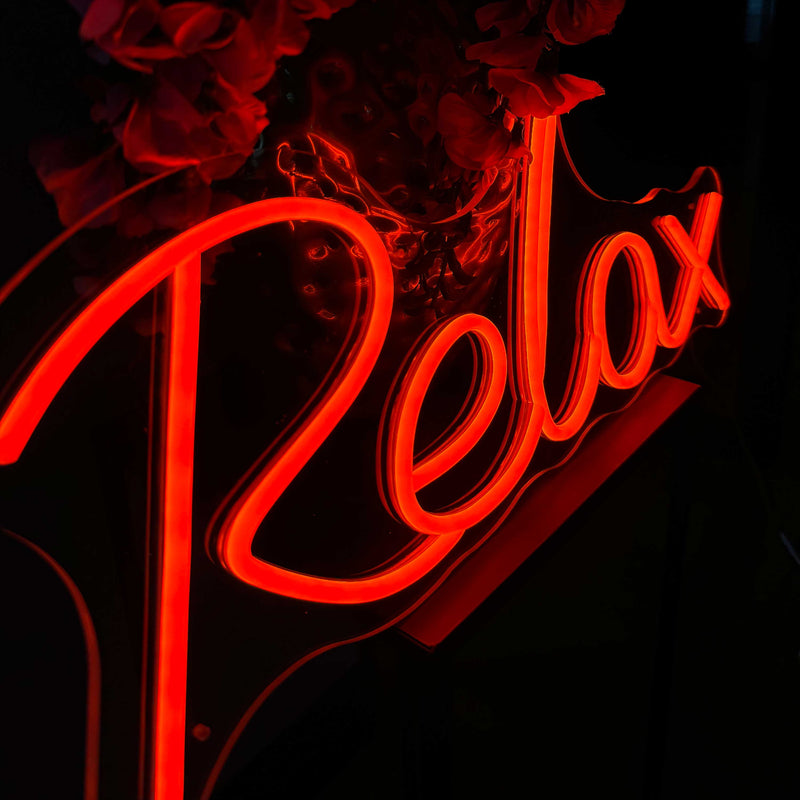 Neon Sign Relax