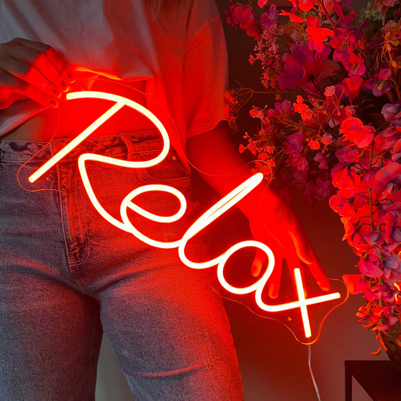 Neon Sign Relax