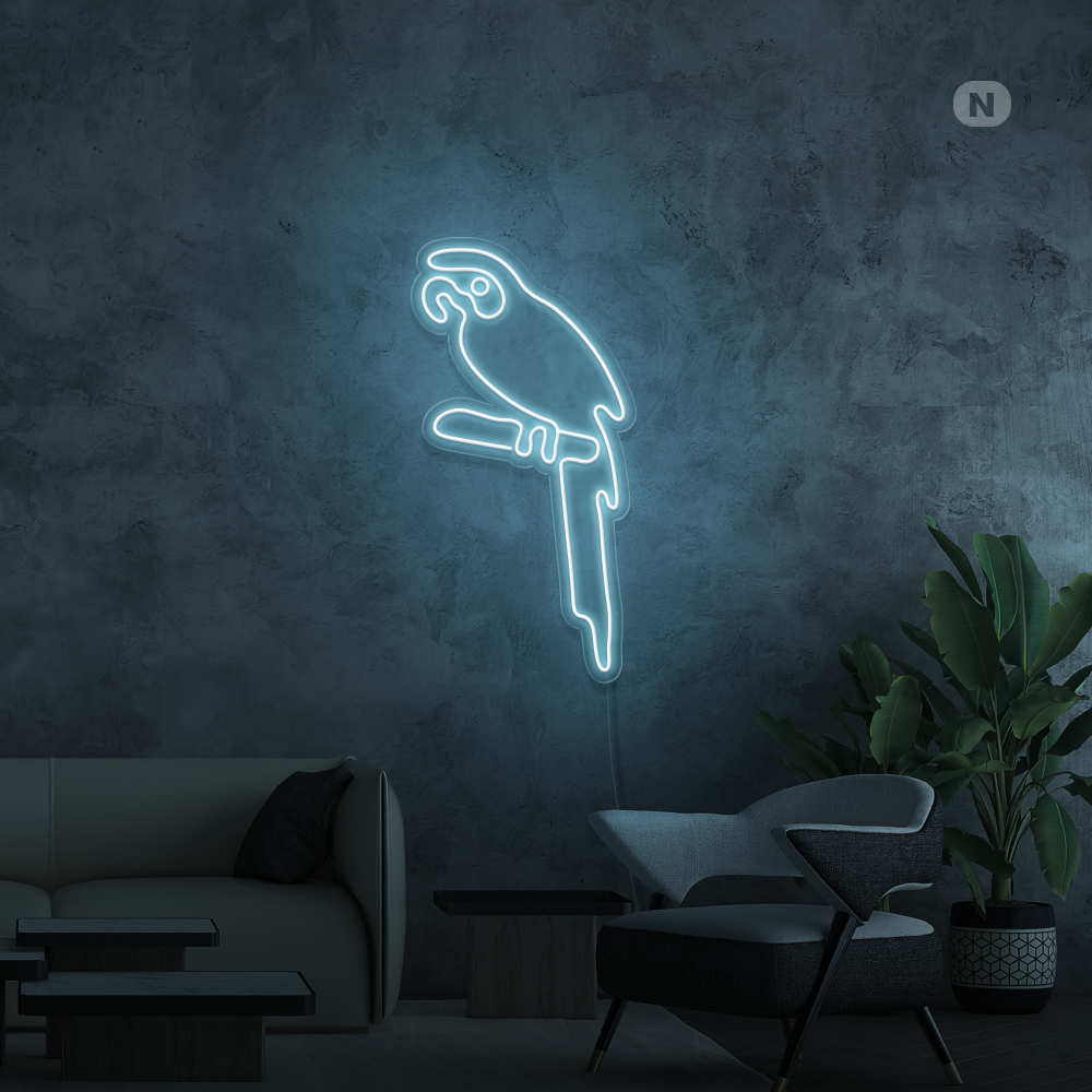 Neon Sign Parrot