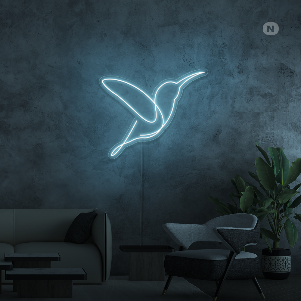 Neon Sign Artistic Bird